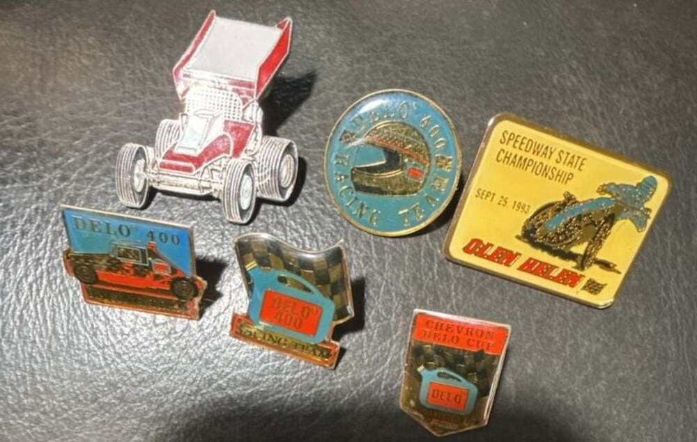 Vint. Chevron Delo Racing Team and Glen Helen Speedway Championship Pin Set of 6